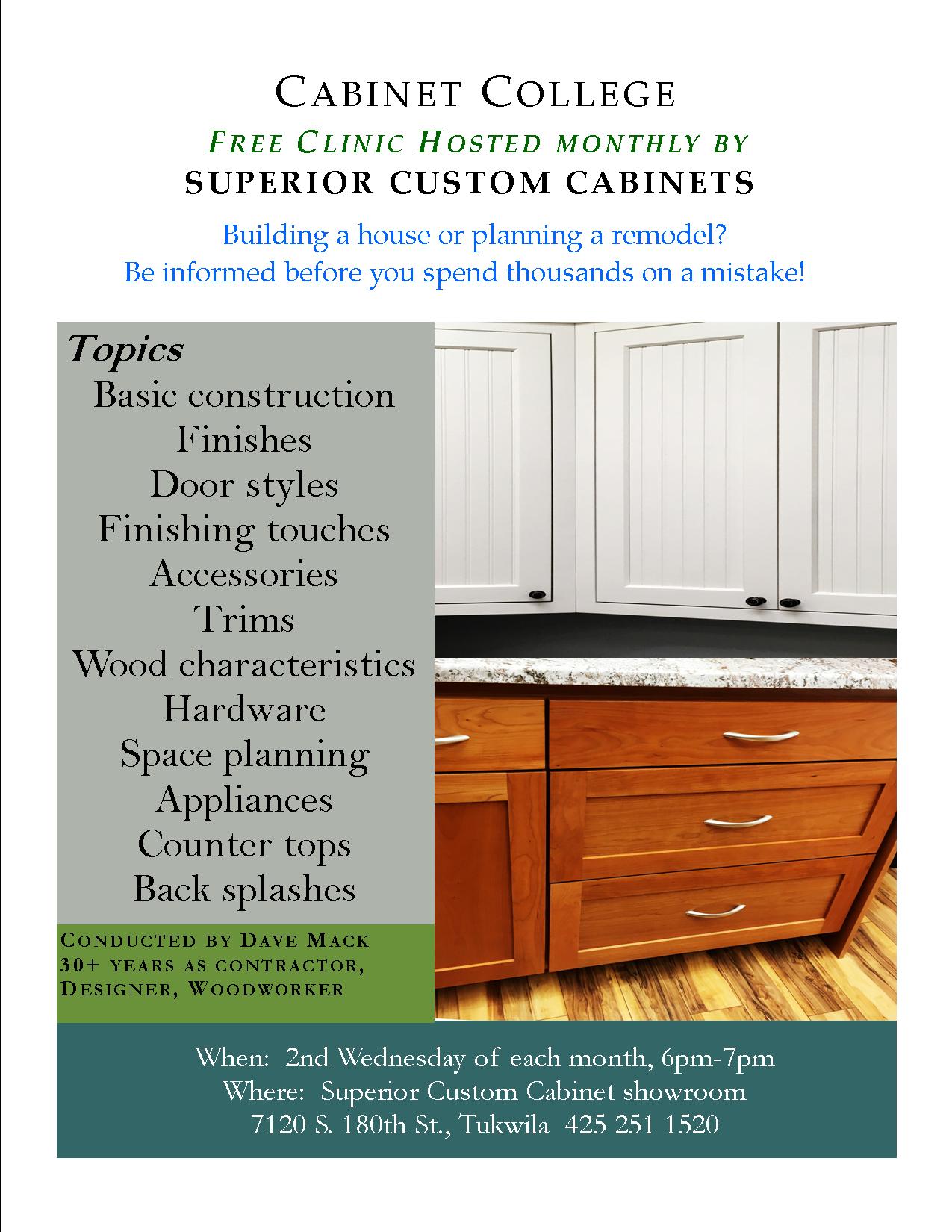 Cabinet Maker Tukwila Wa Superior Cabinets